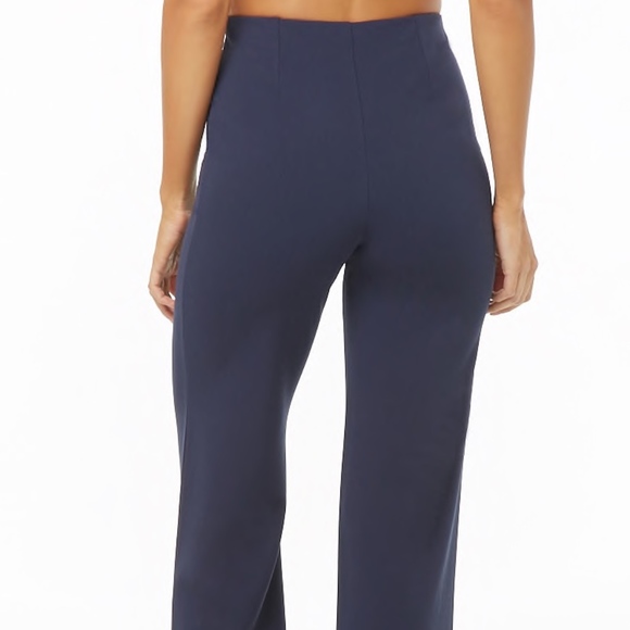 NWT💙 Forever21 High-Rise Pull Ring Pants - Picture 3 of 13